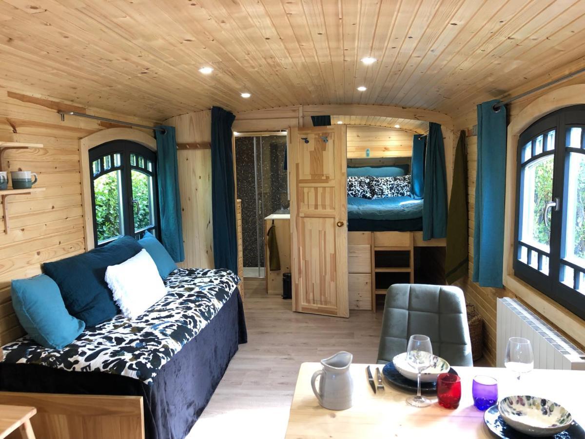 Roulotte Gites O Bien-Etre Massage Spa Sejour Bien-Etre En Hebergement Insolite Roulotte Karantez Ou En Gites Melon Ou Yock A 800 M Des Plages Maison D'Hote Drogou ปอร์สปอแด ภายนอก รูปภาพ